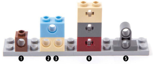 微型窗户常用零件与搭建参考