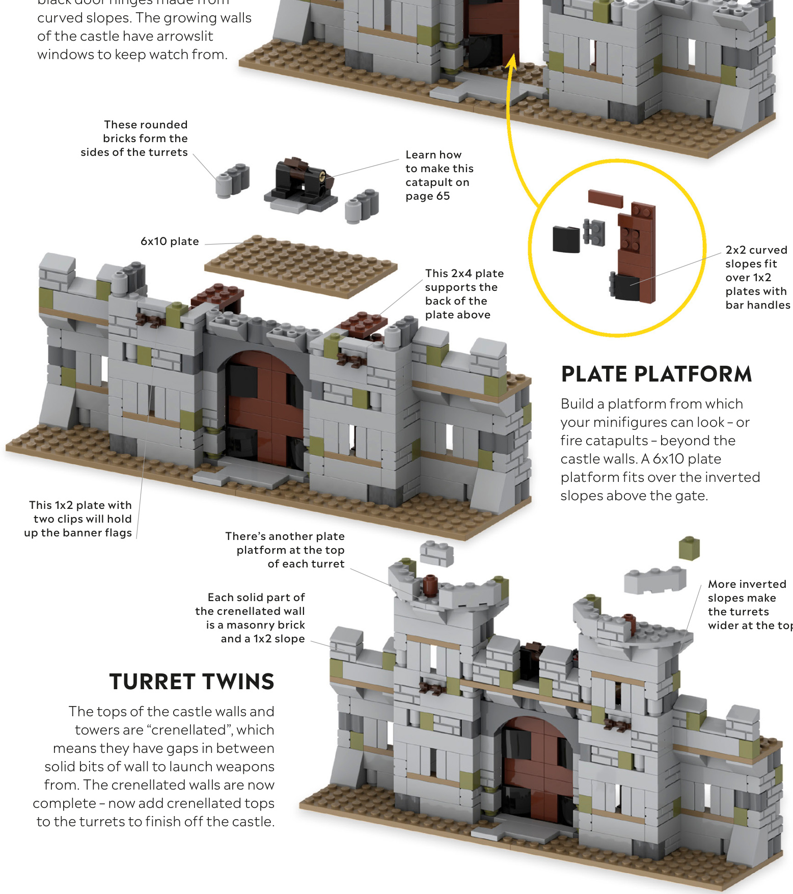 中世纪城堡场景全景