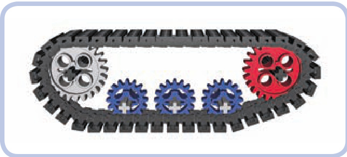 带负重轮的履带系统