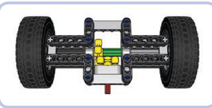 双驱动轴旋钮齿轮