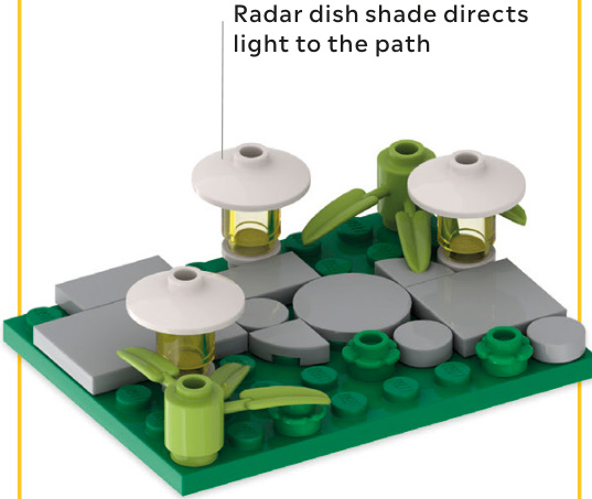 乐高室外照明——门口灯笼与花园灯