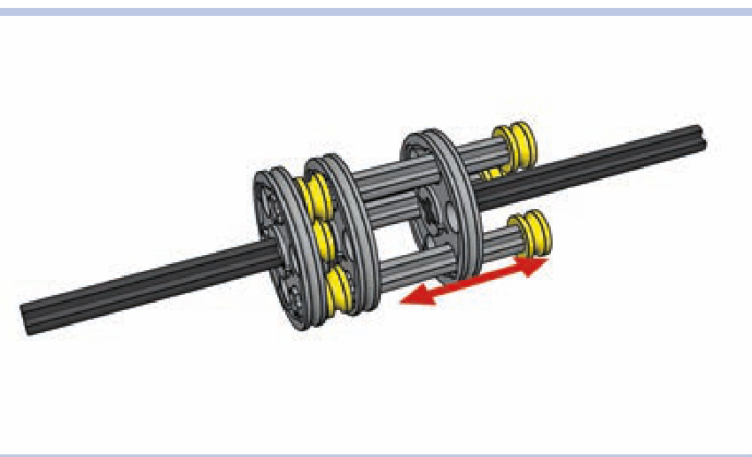 可伸缩传动轴部分