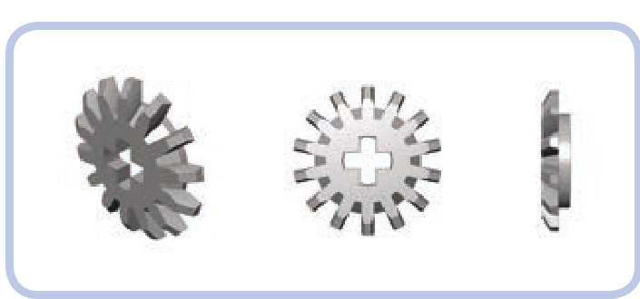 16齿齿轮新旧版本对比
