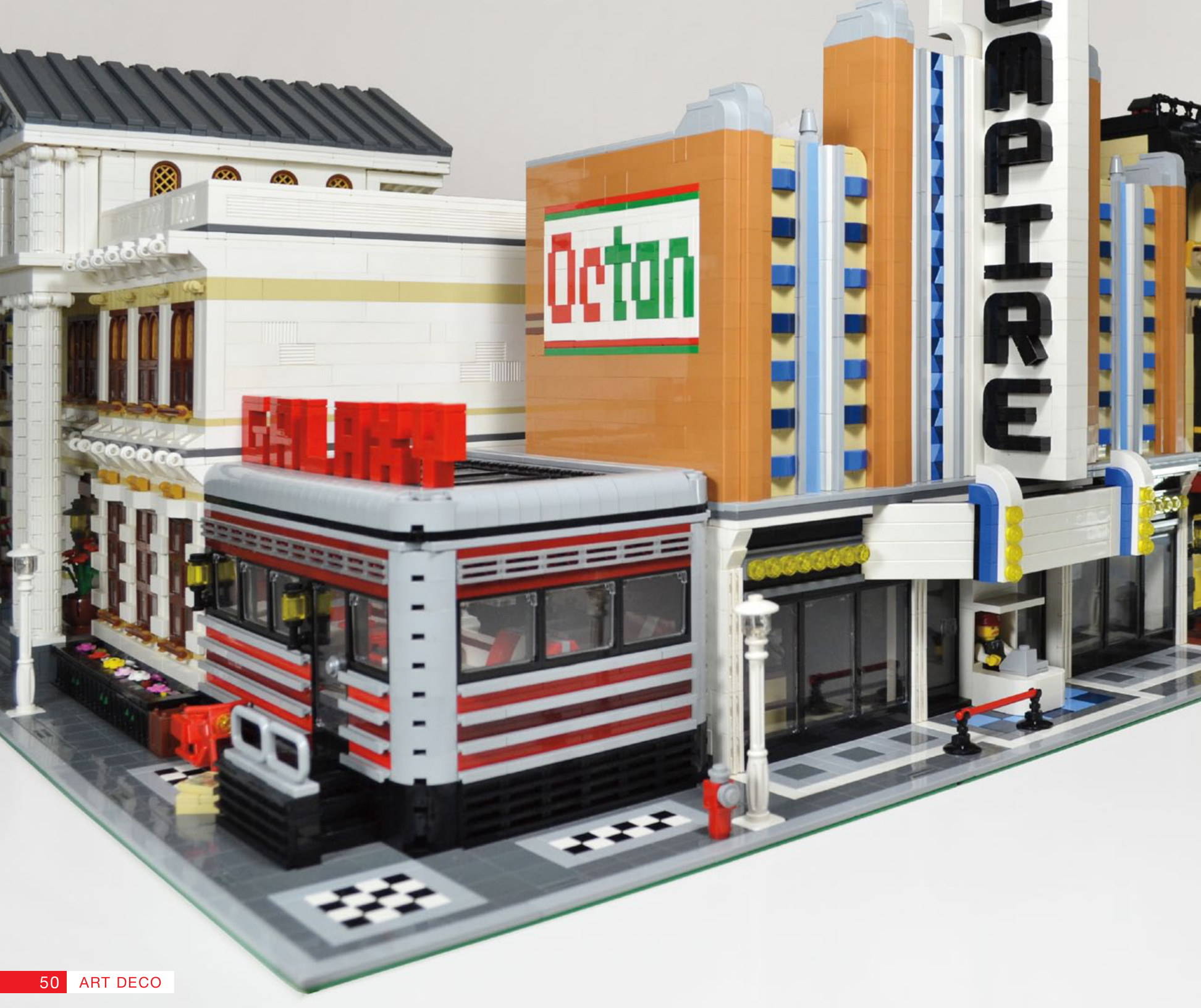 装饰艺术乐高模型集合