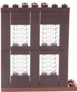 利用凸点边缘作为窗格分格线