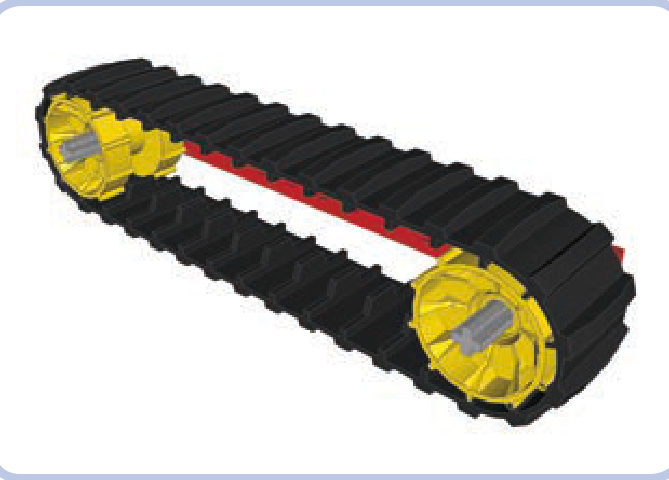 大型Technic履带和轮毂