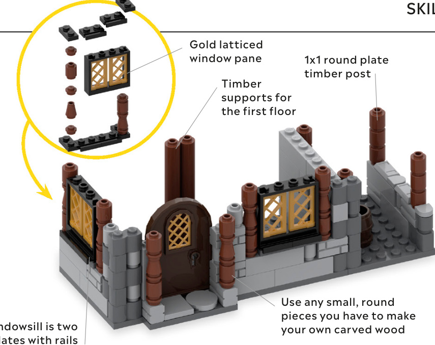中世纪旅馆内部细节