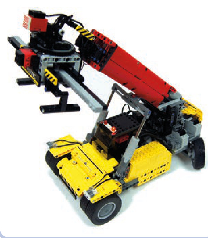 大转向角的 reach stacker 后轴