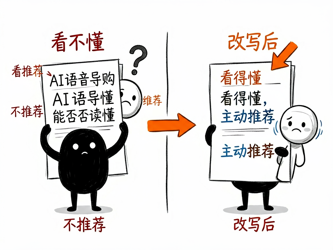 配图:AI导购读不读得懂你的商品页