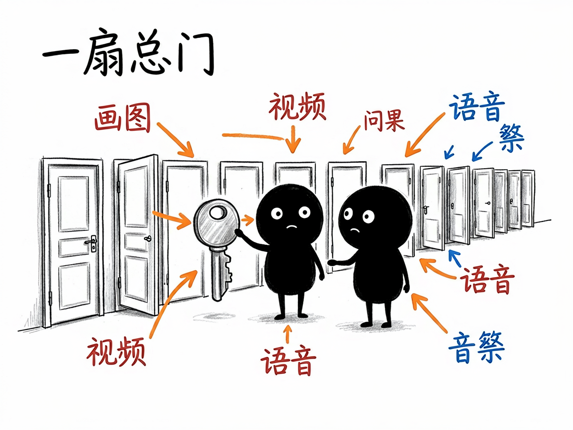 配图：一个入口调用所有模型