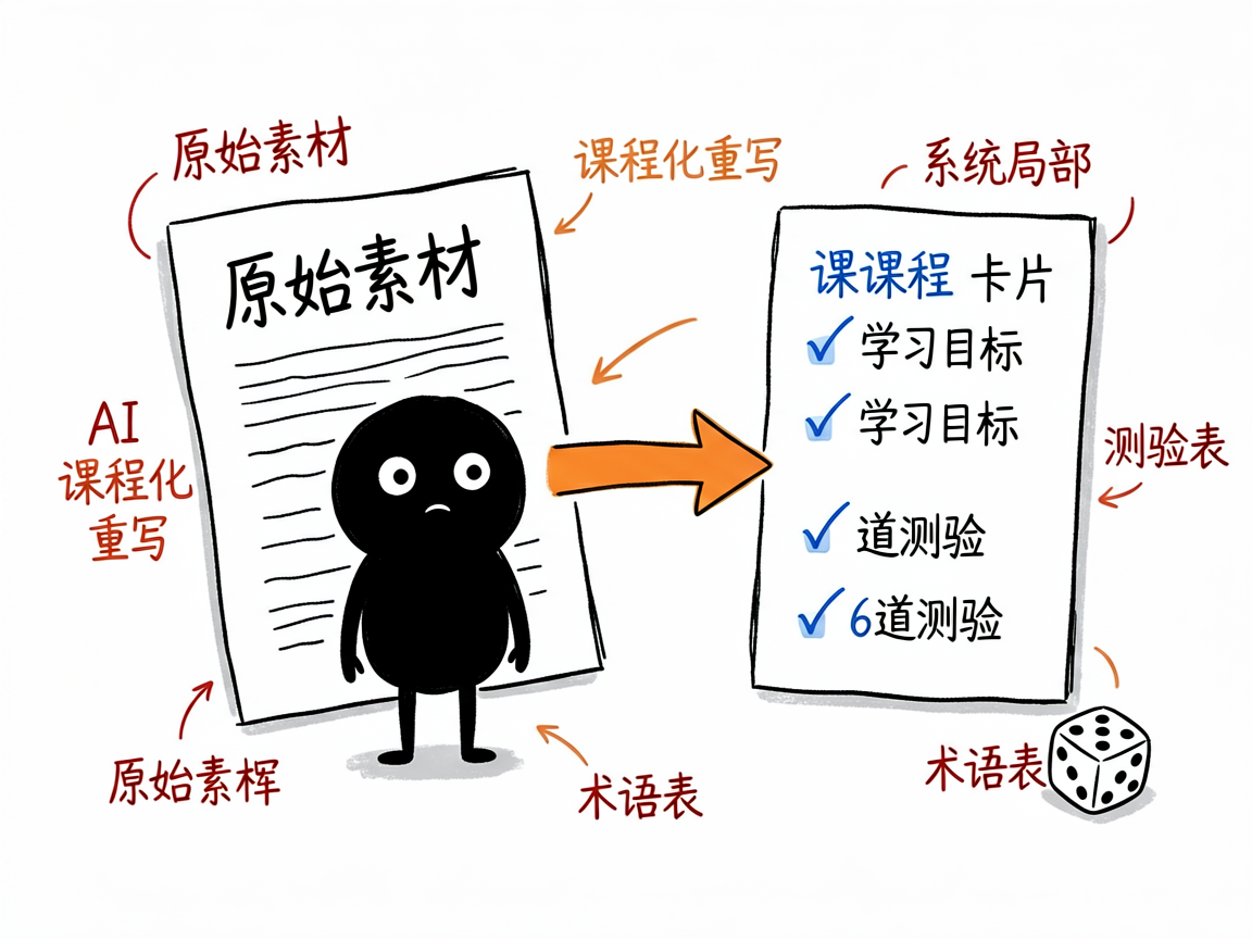 配图：随笔笔记被重写课程化
