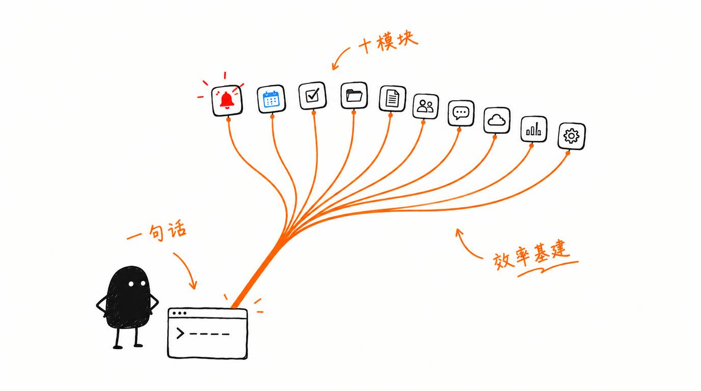 配图:钉钉版 AI 效率系统:10 大工作流