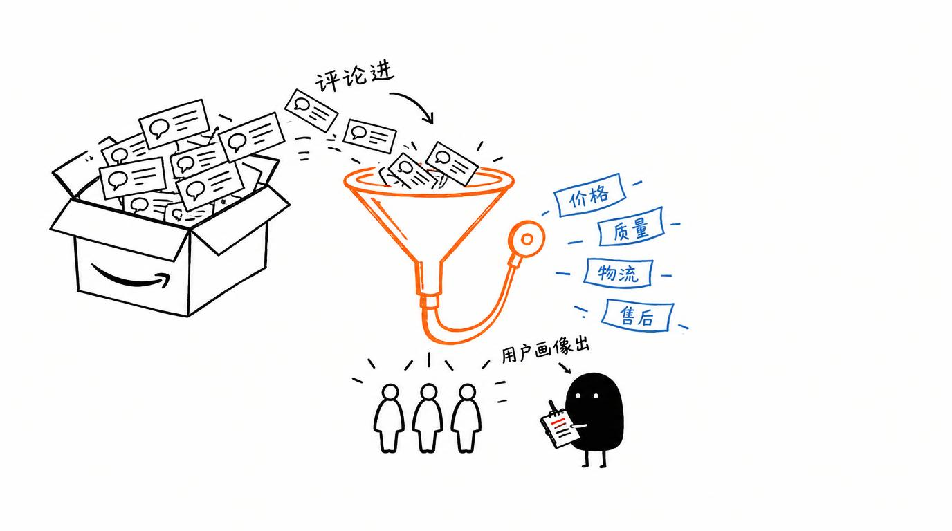 配图:上传评论 CSV,AI 帮你画出用户画像
