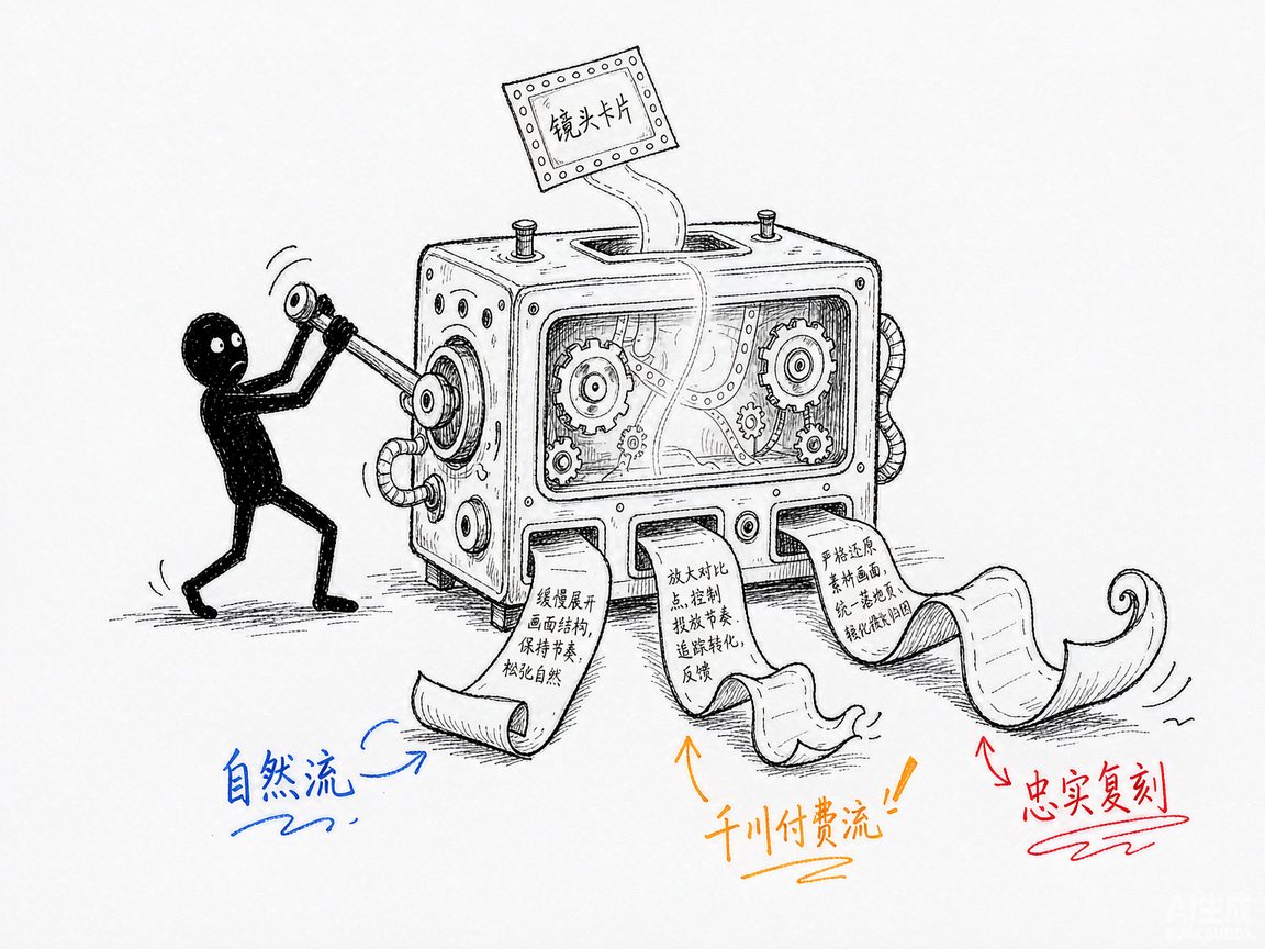 配图：三种风格一键切换，逐镜对照原片