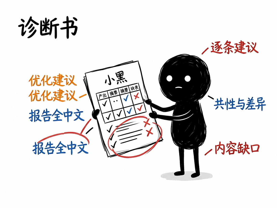 配图：一份中文优化诊断报告