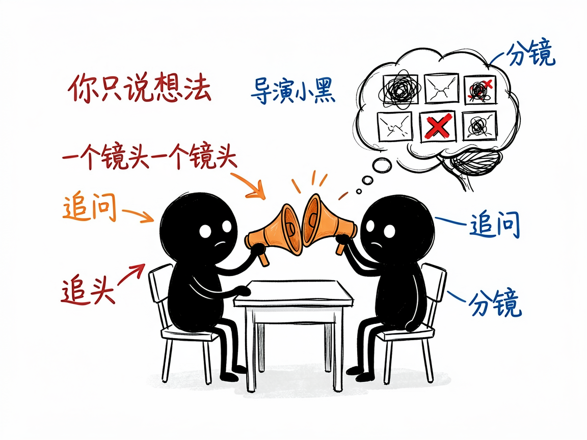 配图：导演式追问，把想法逼成镜头级分镜