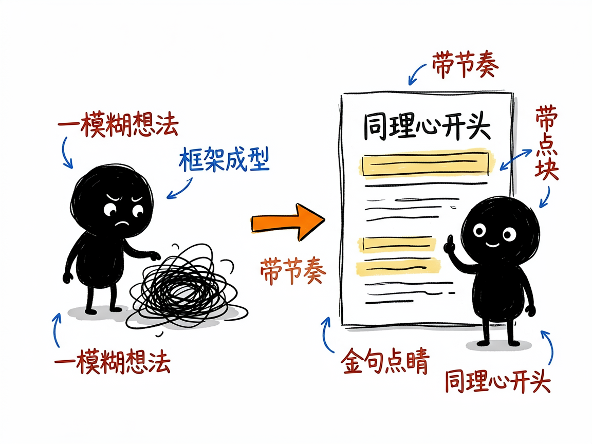 配图：从模糊选题到刘润式长文