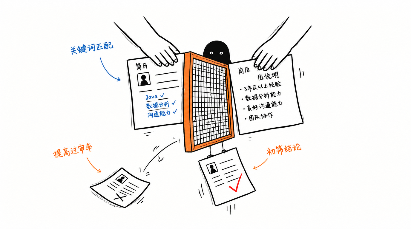 配图：模拟 HR 筛选算法，提前看简历能不能过
