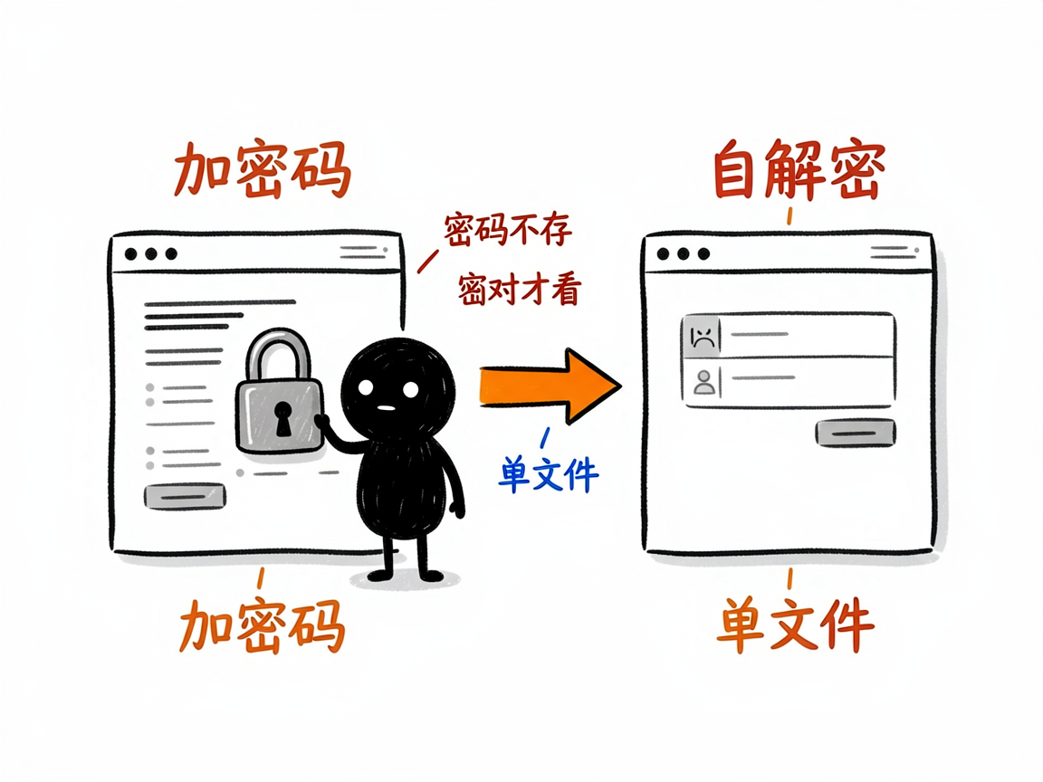 配图：网页加密码变解锁页