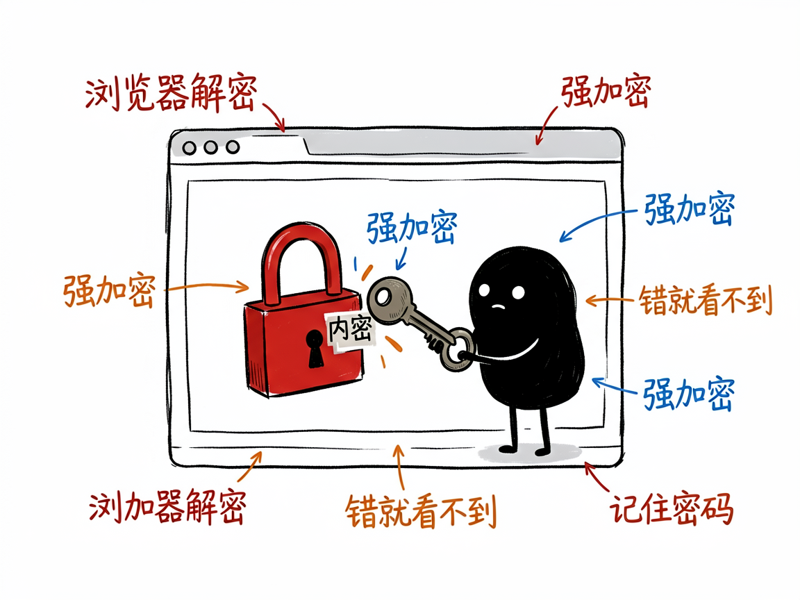 配图：浏览器里当场解密